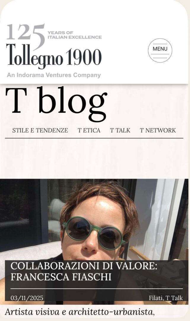 Copertina intervista tollegno